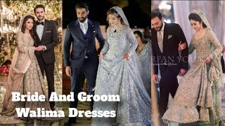 Bride and Groom Walima Dress Collection 20222023  Couple Wedding Dresses [upl. by Heater105]