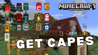 How to get Capes in Minecraft Java [upl. by Dawaj948]