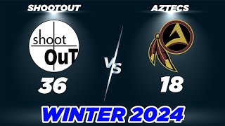 SHOOTOUT VS AZTECS  Winter 24  Los Angeles  North Conference  Week 3 [upl. by Ruddy]