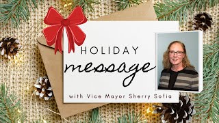 2023 holiday message from Commissioner Sofia 🌟 [upl. by Notsew]