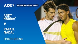 Andy Murray v Rafael Nadal Extended Highlights  Australian Open 2007 Fourth Round [upl. by Potash966]