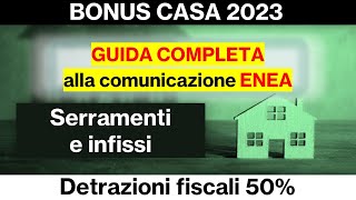 Bonus Casa 50  Nuove Finestre [upl. by Edahsalof]