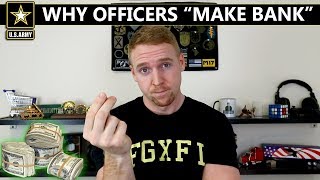 Enlisted vs Officer Pay Gap  Why Officers Get Paid So Much More [upl. by Alastair]