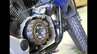 Honda Varadero XL 125 V Clutch replacement [upl. by Wolcott]