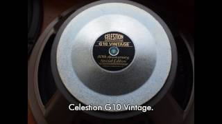 10 inch guitar speaker shootout  Jensen Celestion Eminence [upl. by Sualokcin]