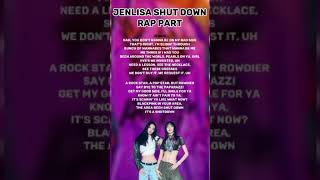 Blackpink Shut down Easy lyrics [upl. by Nnylkcaj]