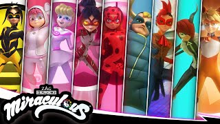 MIRACULOUS  🐞 TRANSFORMACIONES ☯️  TEMPORADA 4  Las Aventuras de Ladybug [upl. by Rebekah]