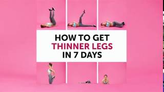 How To Get Thinner Legs In 7 Days [upl. by Adirehs590]