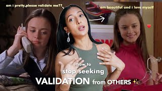 HOW TO STOP SEEKING VALIDATION FROM OTHERS selfvalidation selfworth NO MORE male validation [upl. by Leighton]