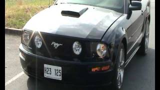 Ford Mustang GT V8 46L noire 2008 335231 [upl. by Albertine]