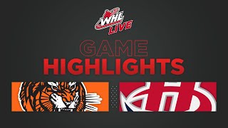 WHL Highlights Tigers 2 at Hurricanes 3  December 27 2022 [upl. by Ailerua]