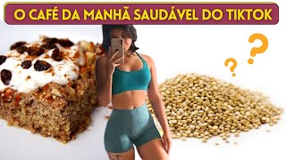 QUINOA ASSADA  CAFÉ DA MANHÃ SAUDÁVEL PRA EMAGRECER [upl. by Enitsahc]