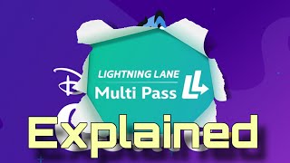 Walt Disney World Lighting Lane Multiple Pass Explained [upl. by Idnem]