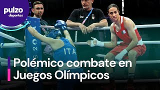 Boxeadora italiana se retiró a los 46 segundos tras combate contra la polémica Imane Khelif  Pulzo [upl. by Dorcus107]