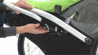 Croozer 535 and 737 strolling jogging and cycling conversion kit installation video [upl. by Mozart]