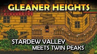 Stardew Meets Twin Peaks  Gleaner Heights  Suburban Gothic Farming Game [upl. by Chloe]