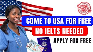 Come To USA For Free As A Care Assistant Without IELTS  Free Visa To USA🇺🇸 [upl. by Ivens464]