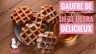 recette des gaufres de liège maison [upl. by Yehtomit]