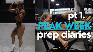 PEAK WEEK pt1  natural wellness bodybuilding [upl. by Amri]