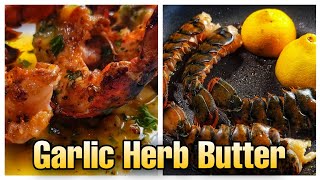 How to make the BEST Garlic Herb Butter Sauce EVER  Perectly Seasoned Garlic Butter Recipe [upl. by Alwitt849]