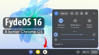 FydeOS 16  A Better Chrome OS for PC [upl. by Laiceps]