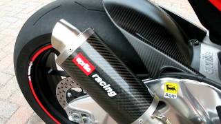 Aprilia RSV4 with Austin Racing Motogp style exhaust [upl. by Yorgen]