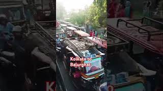 Kolkata To Balurghat Road reels vairalvideo trinding TourInjoytrevel TrafficJam🚘🏍️🚘🏍️🚘🏍️ [upl. by Goff]