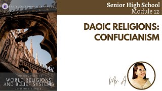 Daoist Religion Confucianism Taglish Video Lesson [upl. by Sices]