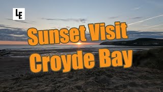 Beautiful Beach Sunset Visiting Croyde Bay North Devon travel walkthrough visit [upl. by Ennire715]