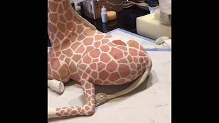 Making a Ceramic Sculpture of Giraffe by ArtsySoul Edrian Thomidis [upl. by Izaak504]