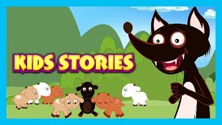 KIDS STORIES  The Wolf and The Seven Goats Story The Fox amp The Stork [upl. by Onilegna949]