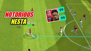 NOTORIOUS NESTA 🥵😼 THE COMPLETE DESTROYER ⚡ ICONIC A NESTA REVIEW 😍 PES 2021 MOBILE  PES EMPIRE• [upl. by Nela]