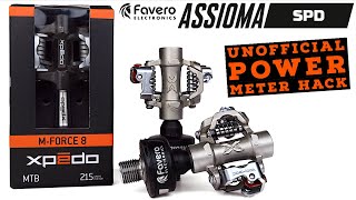 Assioma SPD Power Meter Pedals w Xpedo MForce 8  SPD Power Pedals for MTBGravelRoad 🚲⚡️ [upl. by Loree]