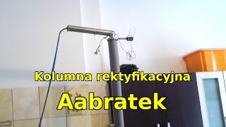 Kolumna rektyfikacyjna Aabratek  Pędzenie bimbru Rectification column distilling moonshine [upl. by Aninaj]