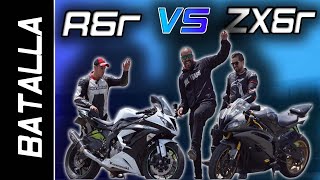 R6R VS ZX6R  BATALLA A MUERTE FULLGASS [upl. by Ahseal265]