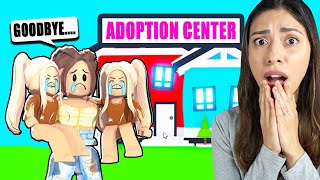 TAKING MY TWINS BACK TO THE ADOPTION CENTER EMOTIONAL Roblox Family Roleplay [upl. by Asaeret]