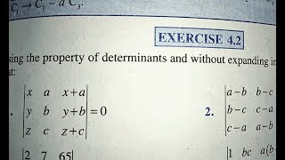 12 th NCERT MathematicsDeterminants  EXERCISE42 Ques 1 to 6 SolutionPathshala Hindi [upl. by Acassej]