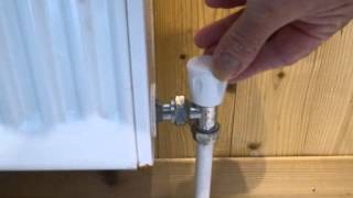 How to turn different radiator valves off [upl. by Notslar517]