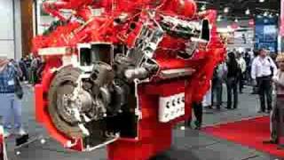 Minexpo 2008  Cummins QSK60 Diesel Engine [upl. by Dorsy]