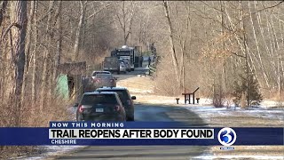 VIDEO Cheshire trail reopens following discovery of body [upl. by Ellenor]