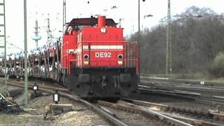 Trains in the marshalling yard Cologne  Gremberg [upl. by Annunciata]