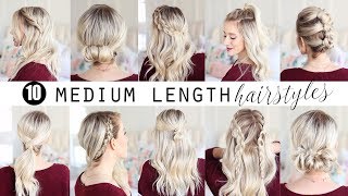 TEN Medium Length Hairstyles  Twist Me Pretty [upl. by Boswall268]