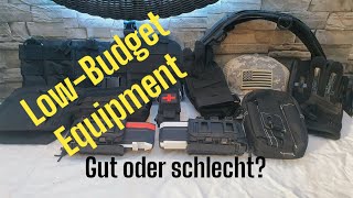 LowBudget Equipment  Gut muss nicht immer teuer sein Teil 1 [upl. by Tilney232]