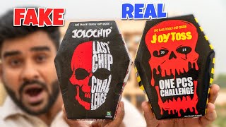 Fake Jolo Chip VS Real Jolo Chip  किसमे ज्यादा मिर्ची [upl. by Ecirtemed]