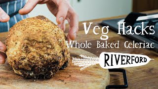 Whole Baked Celeriac  The Perfect Meal  VEG HACKS [upl. by Leira946]