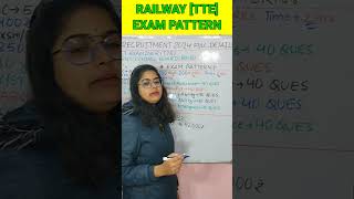 रेलवे TTE EXAM PATTERN 2024  railway tte vacancy 2024 railway railways shorts [upl. by Enyluqcaj]