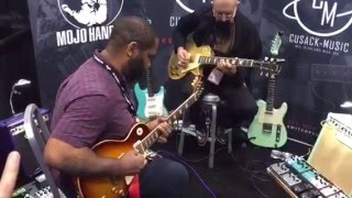 Kirk Fletcher playing ThroBak PAF guitar pickups with Junior Watson [upl. by Atinrahs]