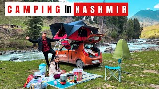 Vlog 269  YE HAI CAMPING KA ASLI MAZA Riverside camping in Aru valley Kashmir [upl. by Yeleak]