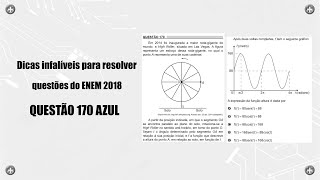 Dicas infalíveis para resolver questões do ENEM 2018 Q170 AZUL [upl. by Lepp830]