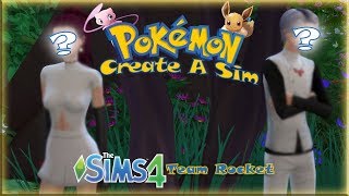 Team Rocket  Sims 4 Pokemon CAS [upl. by Nekciv]